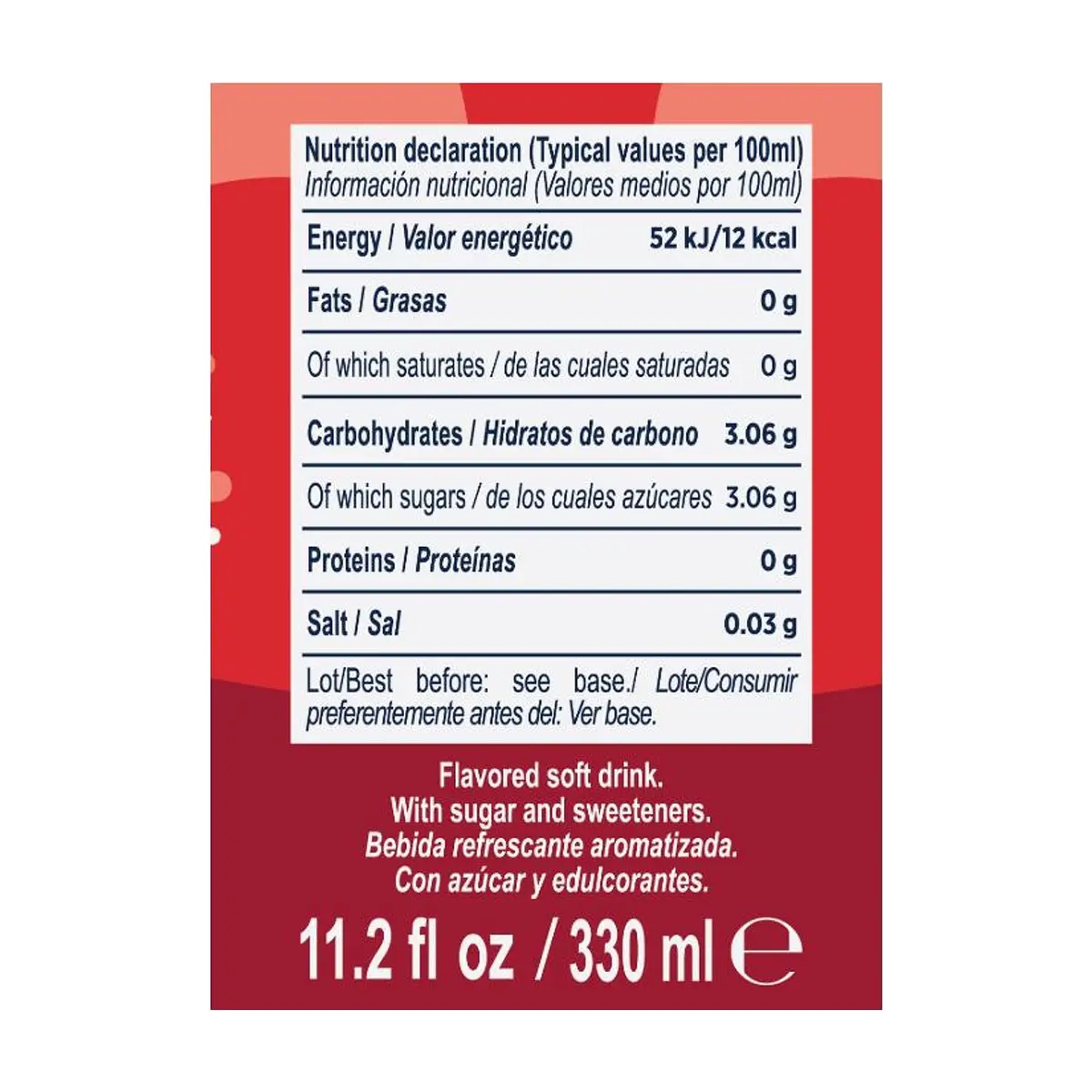 Refresco gaseado de cola YEYA (330 ml / 11.2 fl oz) - Thumbnail 2