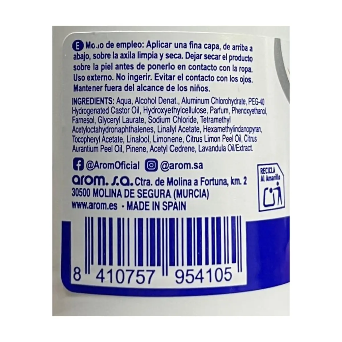 Desodorante antitraspirante para hombre Nuky (75 ml) - Thumbnail 7