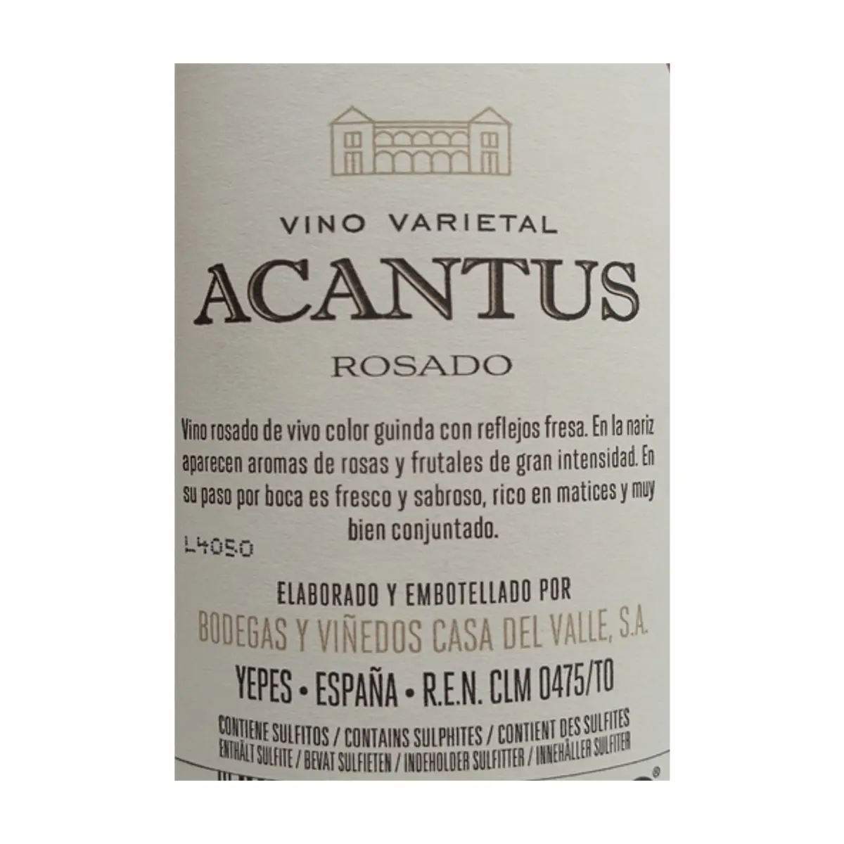 Vino rosado Acantus (750 ml) - Thumbnail 5
