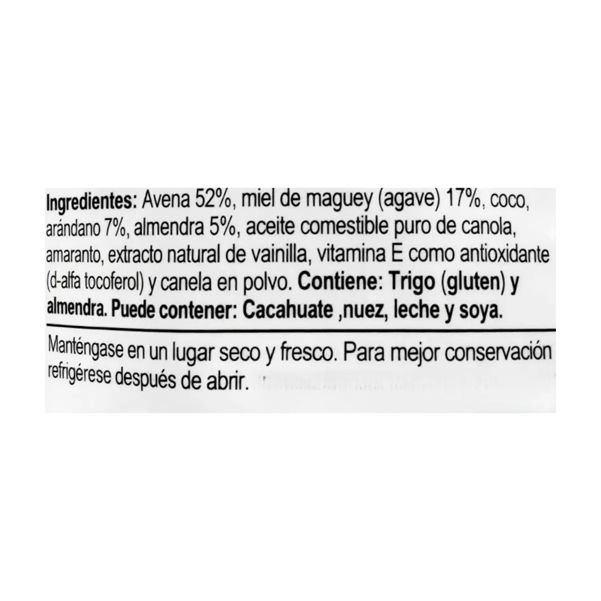 Granola con arándanos y almendras, endulzada con miel de agave Berry Nuts (210 g / 7.4 oz) - Miniatura 2