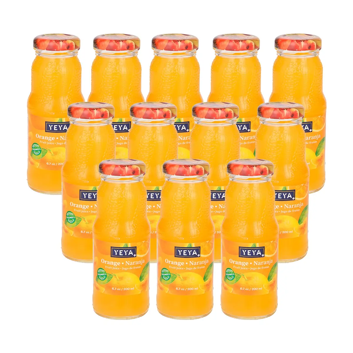 Jugo de naranja Yeya (12 x 200 ml)
