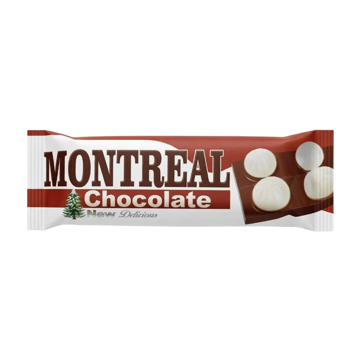 Barra de chocolate sabor avellana Montreal Akai (50 g / 1.76 oz)