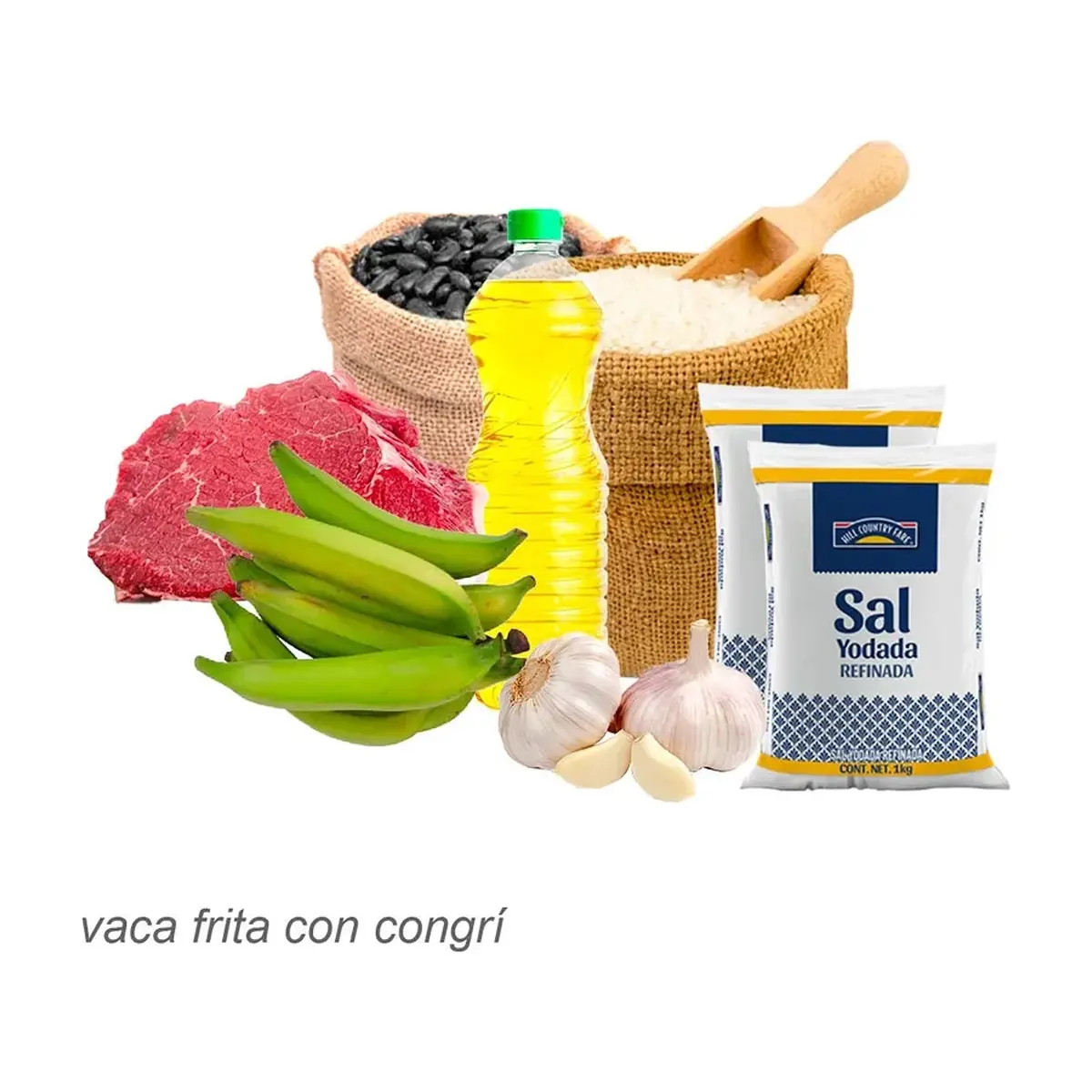 Combo Vaca Frita con Congris