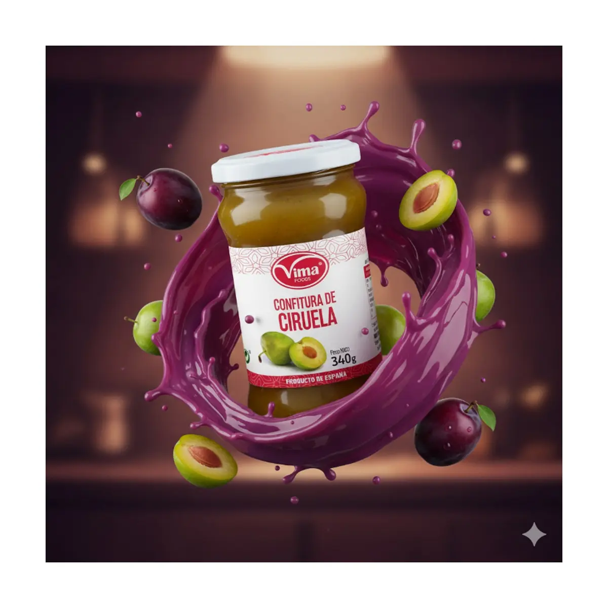 Confitura de ciruela Vima Foods (340 g / 11.99 oz) - Thumbnail 4