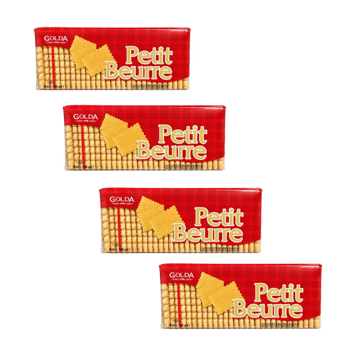 Galletas lechosas Petit Beurre Golda (4 x 180 g / 6.34 oz)