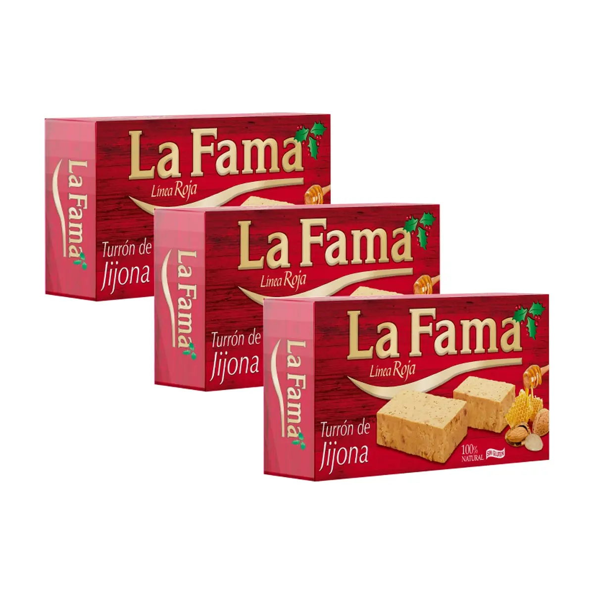 Turrón de Jijona La Fama (3 x 150 g / 5.3 oz) - Imagen 1