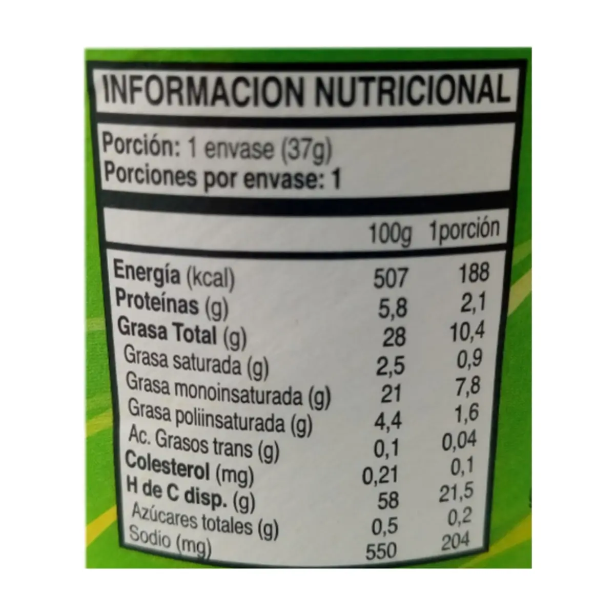 Papas fritas sabor crema cebolla Kryzpo (37 g / 1.3 oz) - Thumbnail 9