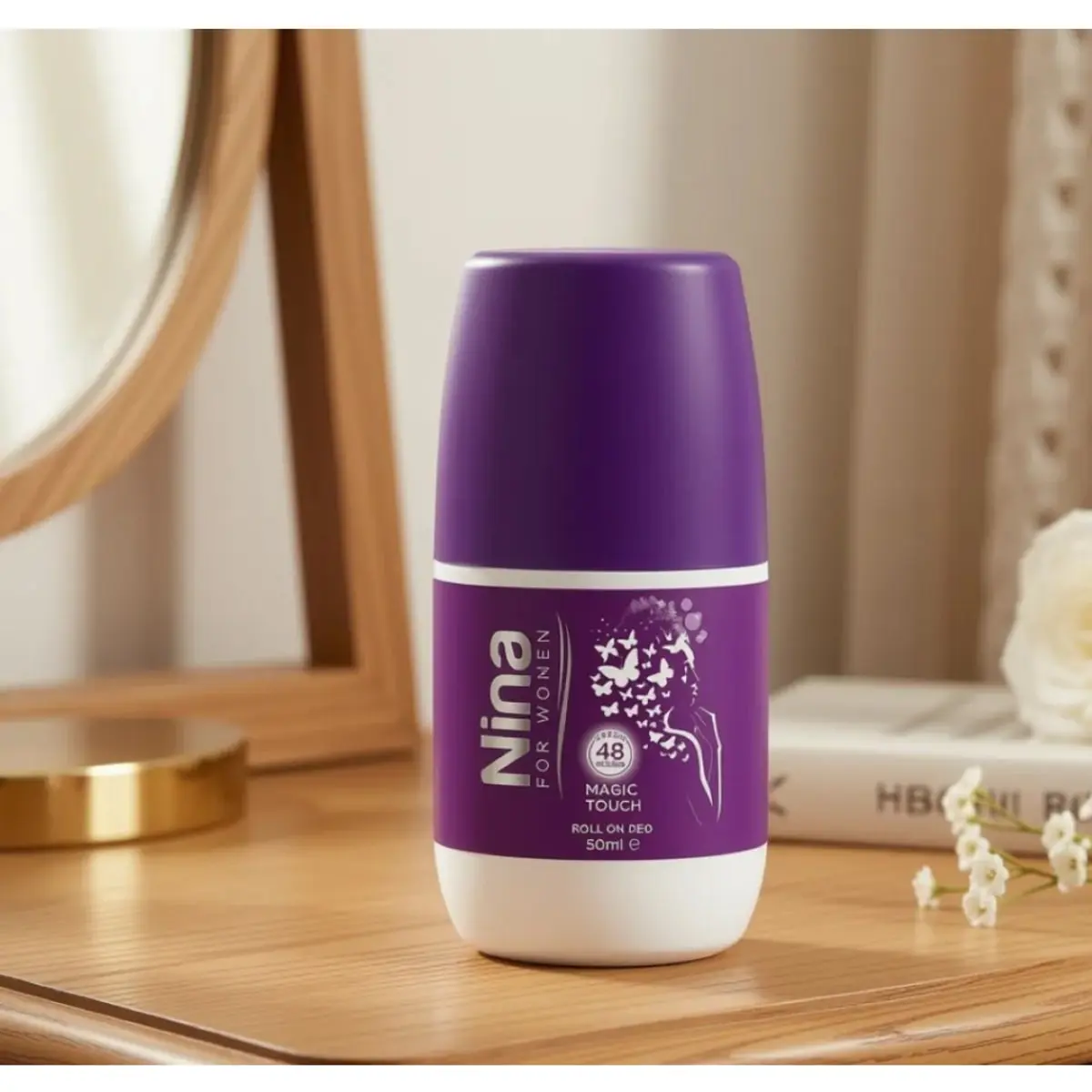 Desodorante roll on para mujer toque mágico Nina (50 ml) - Thumbnail 4