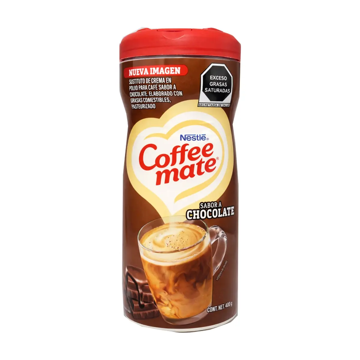 Sustituto de crema para café sabor chocolate Coffee Mate Nestlé (400 g / 14.10 oz) - Miniatura 3