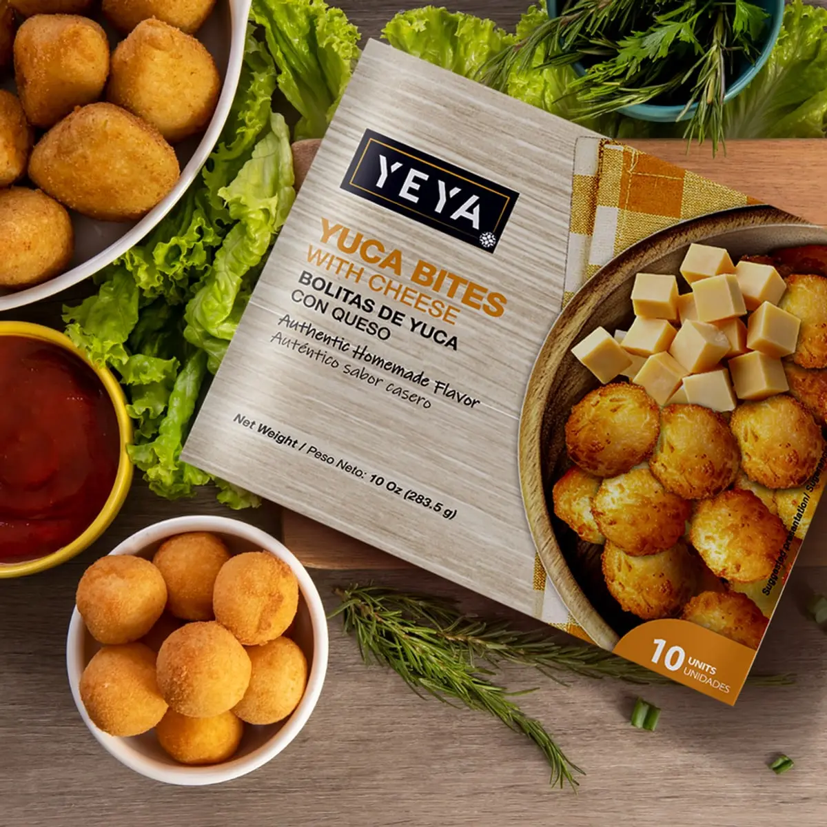 Bolitas de Yuca con Queso YEYA (283.5 g / 10 oz) - Thumbnail 5