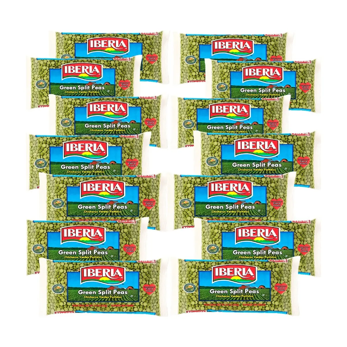 Chícharos verdes partidos Iberia ( 14 x 340 g / 12 oz) - Miniatura 1