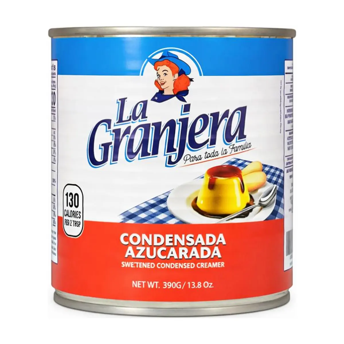 Leche condensada azucarada La Granjera (390 g / 13.8 oz)