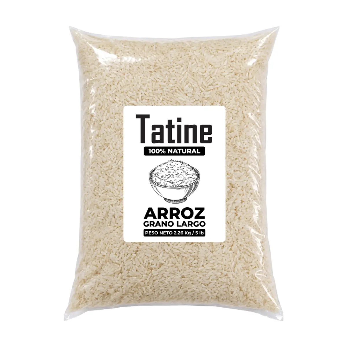 Arroz de grano largo Tatine (2.26 kg / 5 lb)