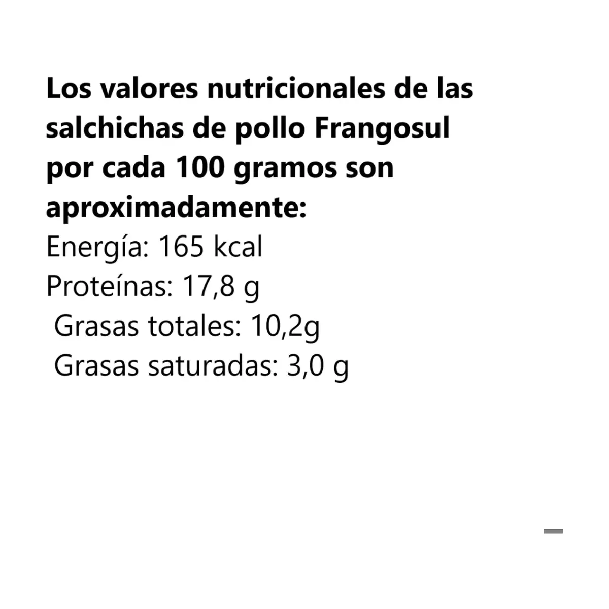 Salchicha de pollo Frangosul (340 g / 12 oz) - Thumbnail 4