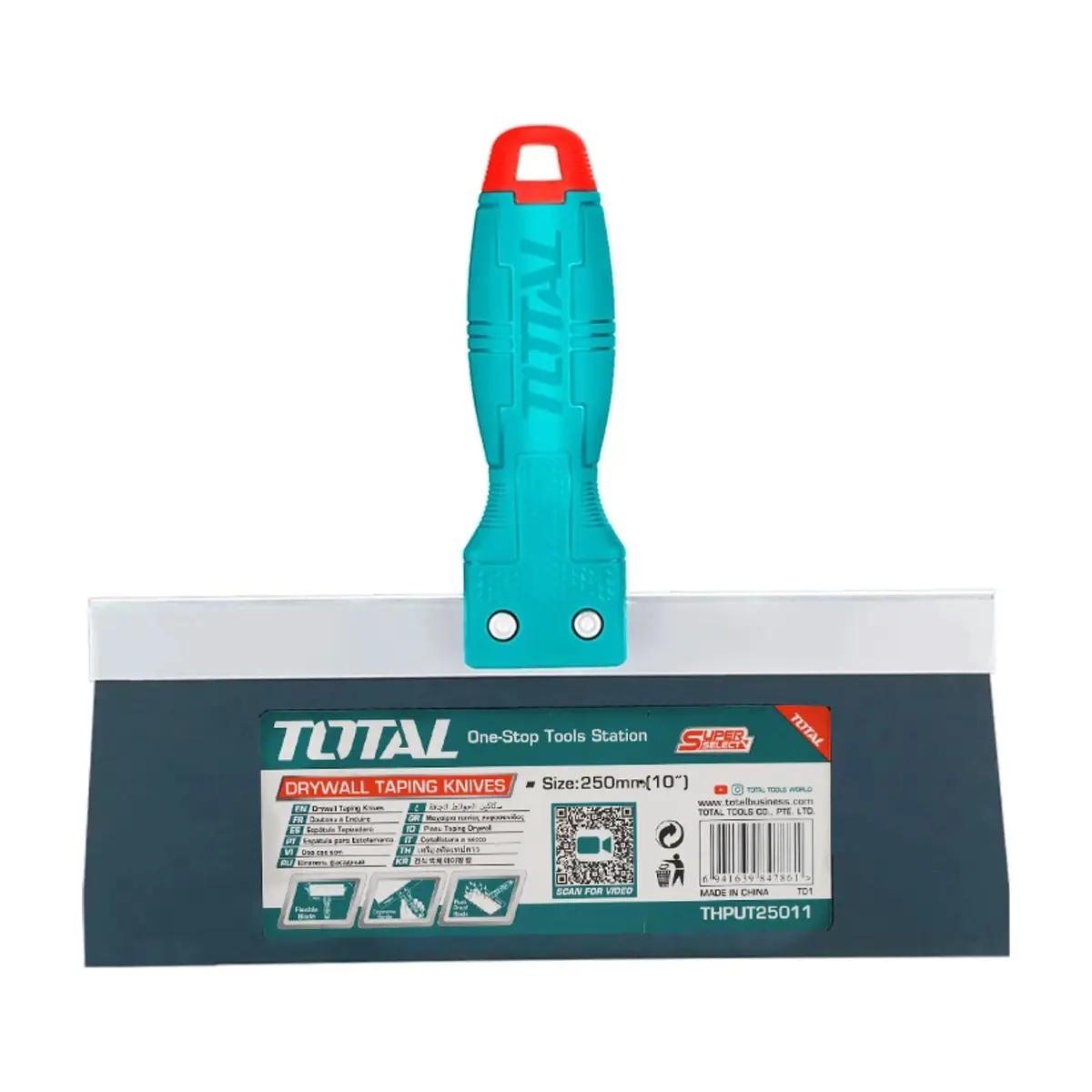 Espátula tapizadora para encintar paneles de yeso de 10" Total Tools THPUT25011 - Thumbnail 3