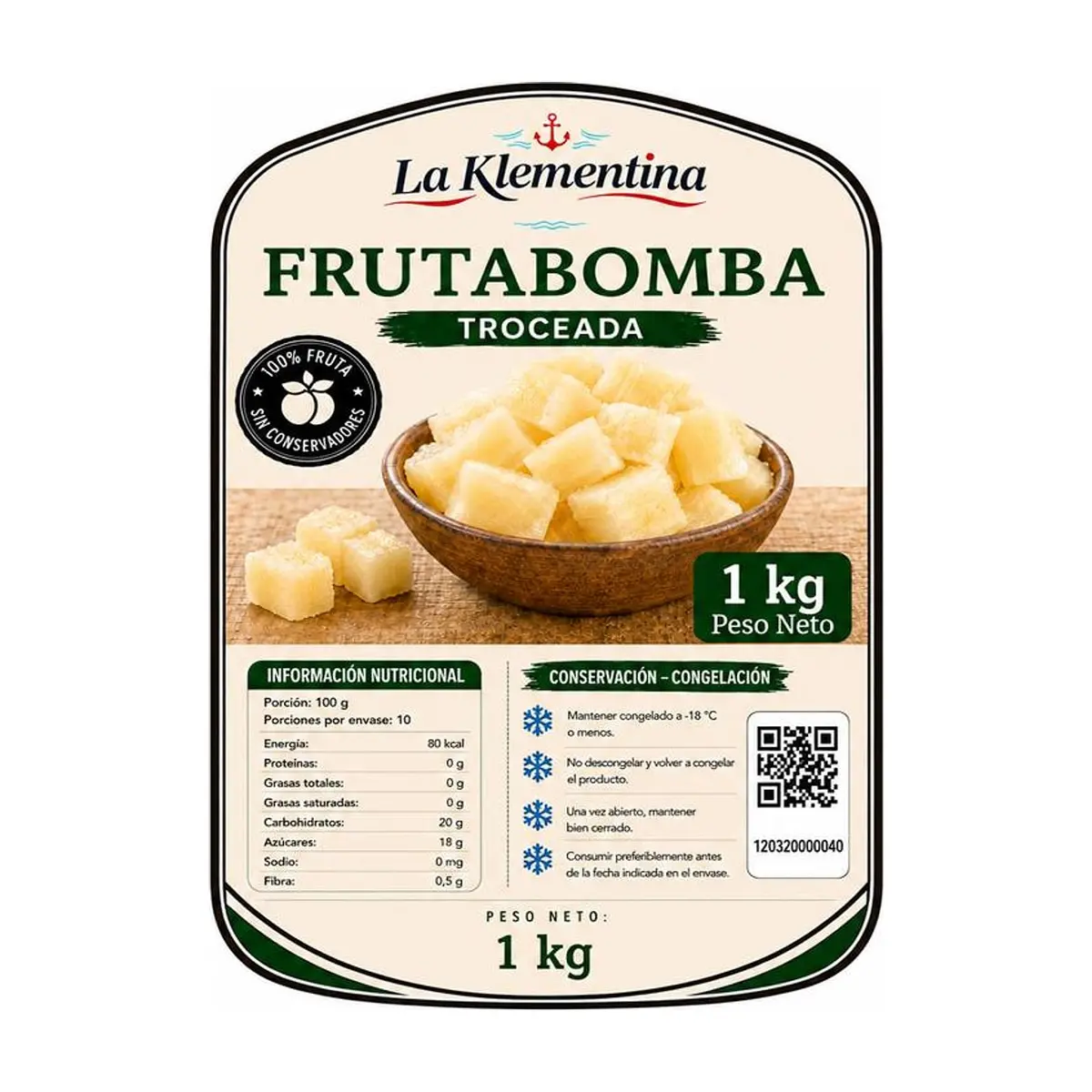 Frutabomba troceada La Klementina (1 kg / 2.2 lb) - Miniatura 2