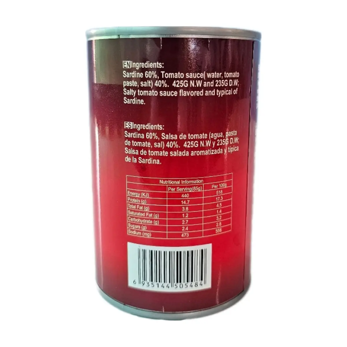 Sardina en salsa de tomate La Sabrosa (425 g / 14.99 oz) - Miniatura 7
