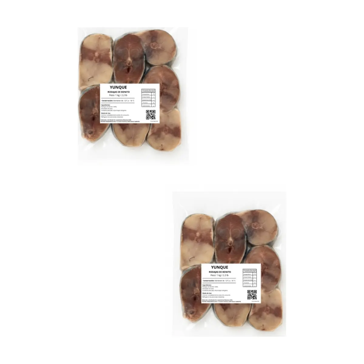 Rodajas de bonito Yunque (2 x 1 kg / 2.2 lb)