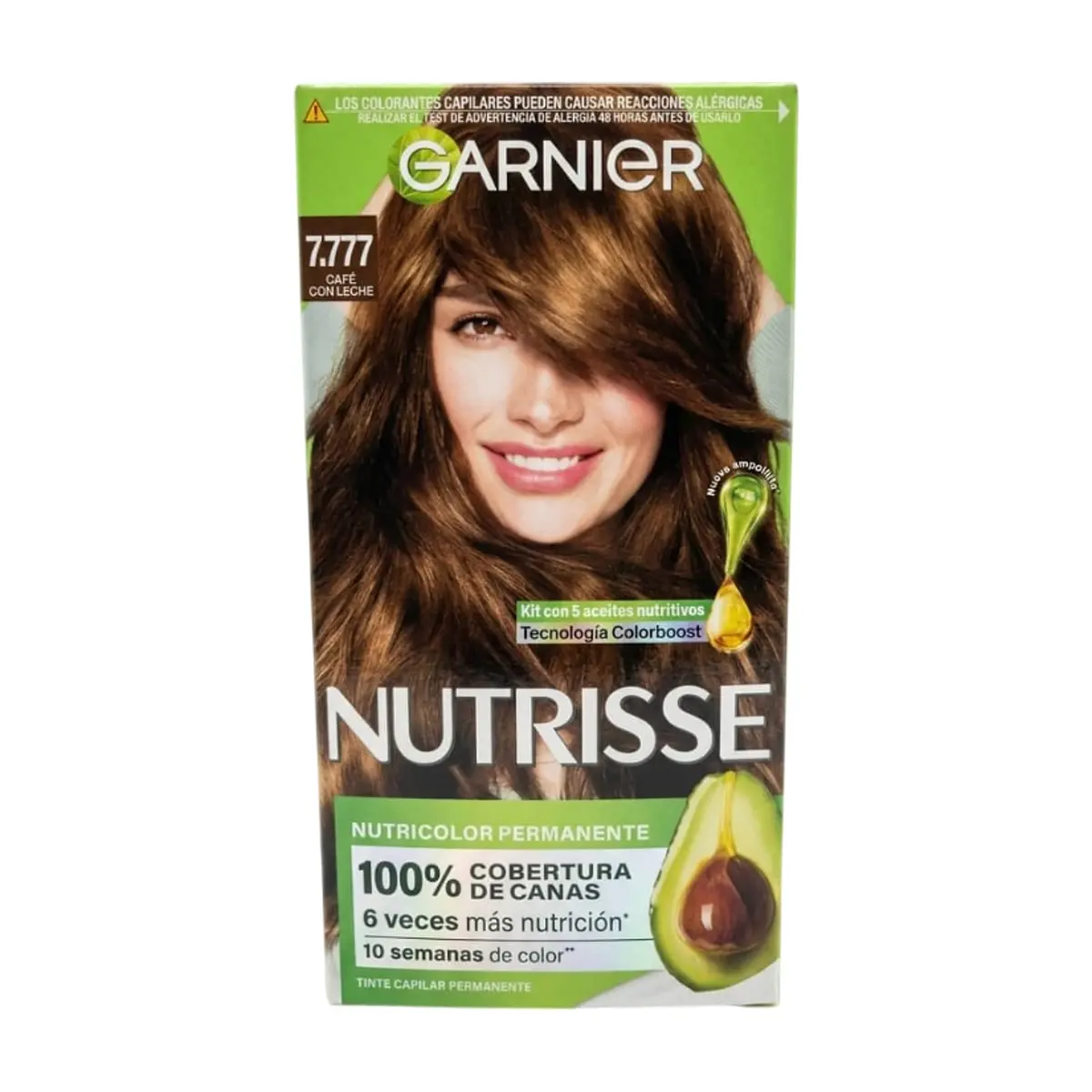 Tinte capilar permanente No. 7.777 café con leche Nutrisse Garnier - Thumbnail 2