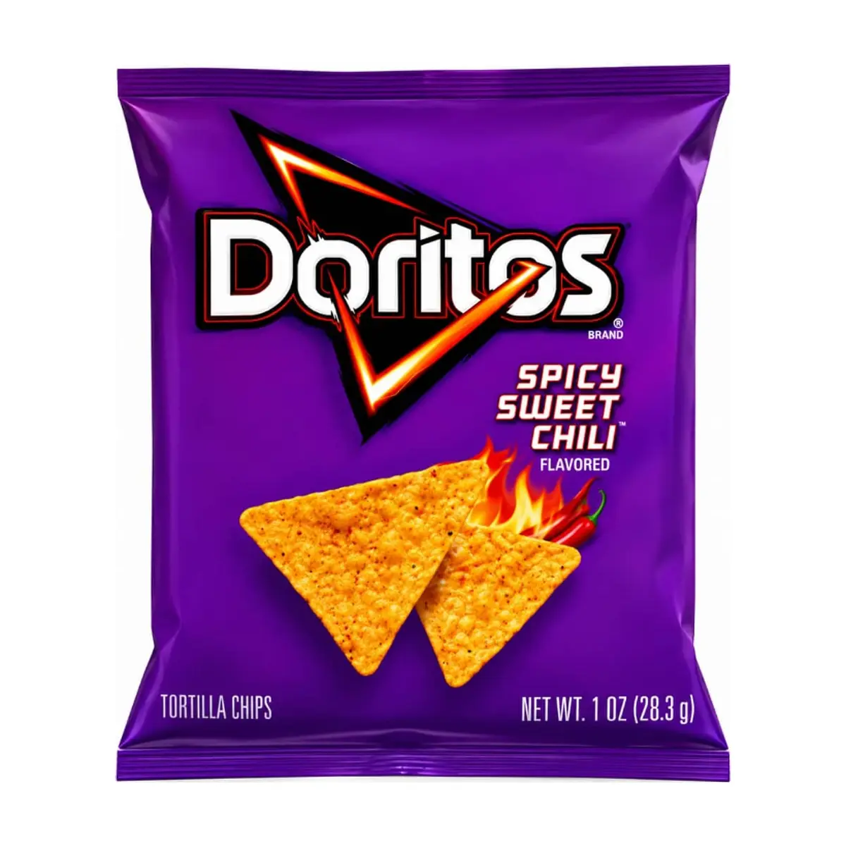 Aperitivos sabor chile picante dulce Doritos (28.3 g / 1 oz)
