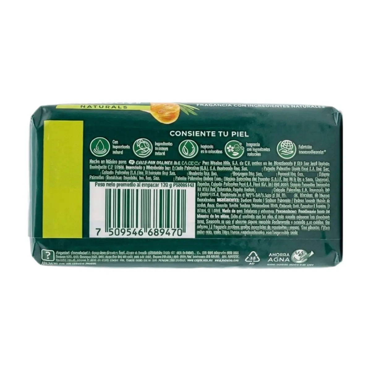Jabón humectante de mandarina y romero Palmolive (120 g / 4.23 oz) - Thumbnail 2