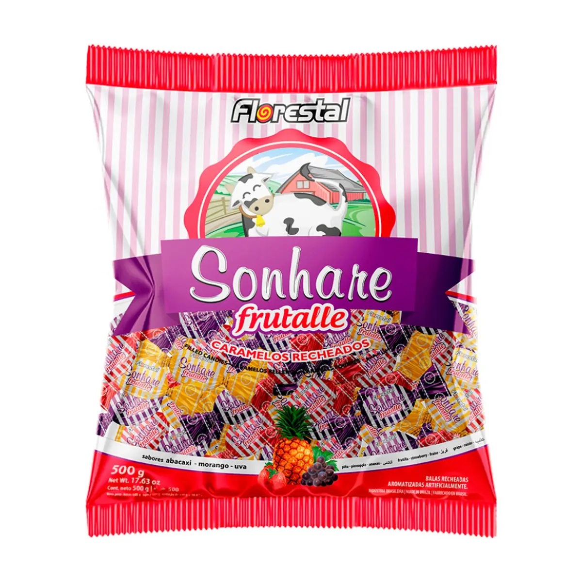 Paquete de caramelos rellenos Florestal (500 g / 1.1 lb)