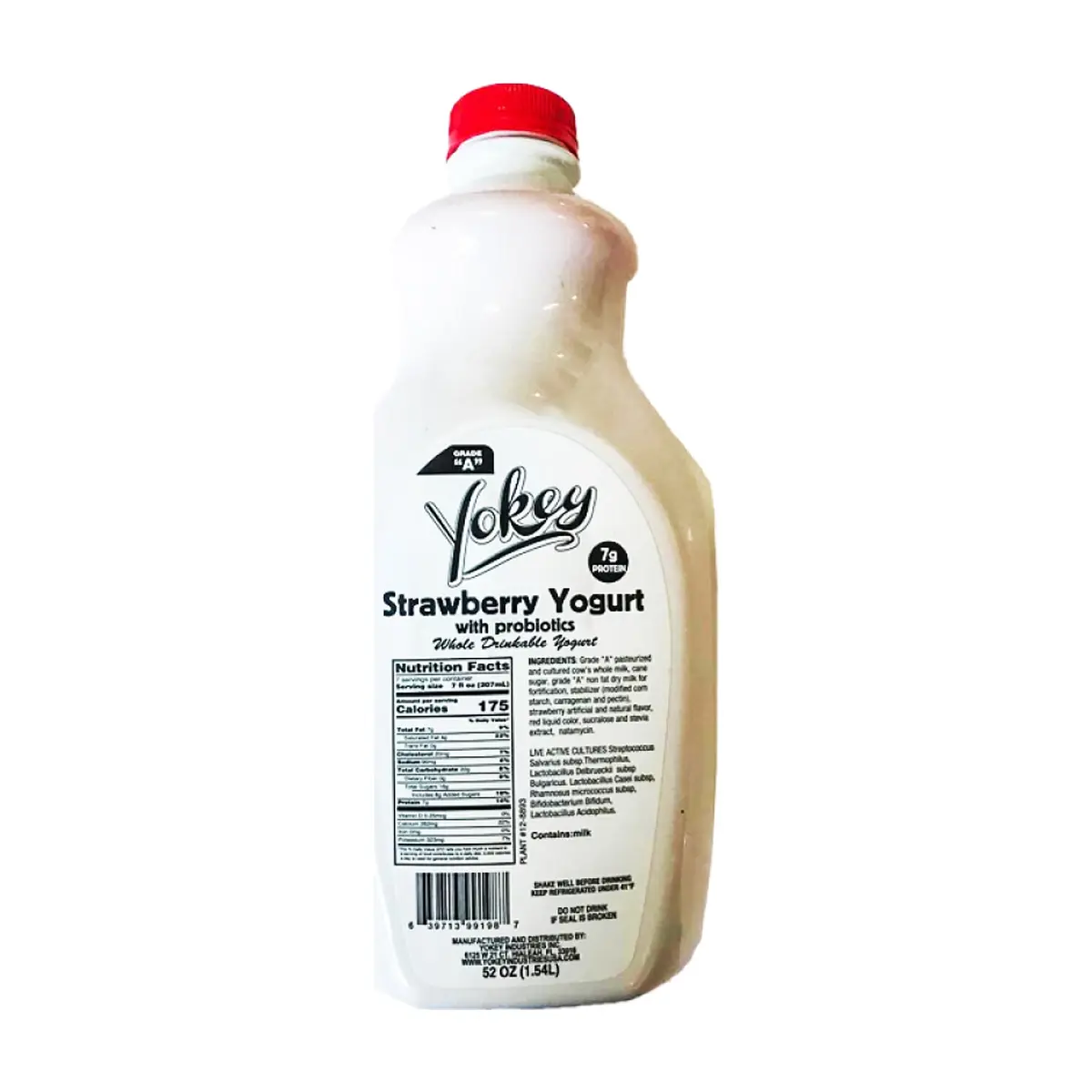 Yogurt de fresa con probióticos Yokey (1.54 L) - Miniatura 3