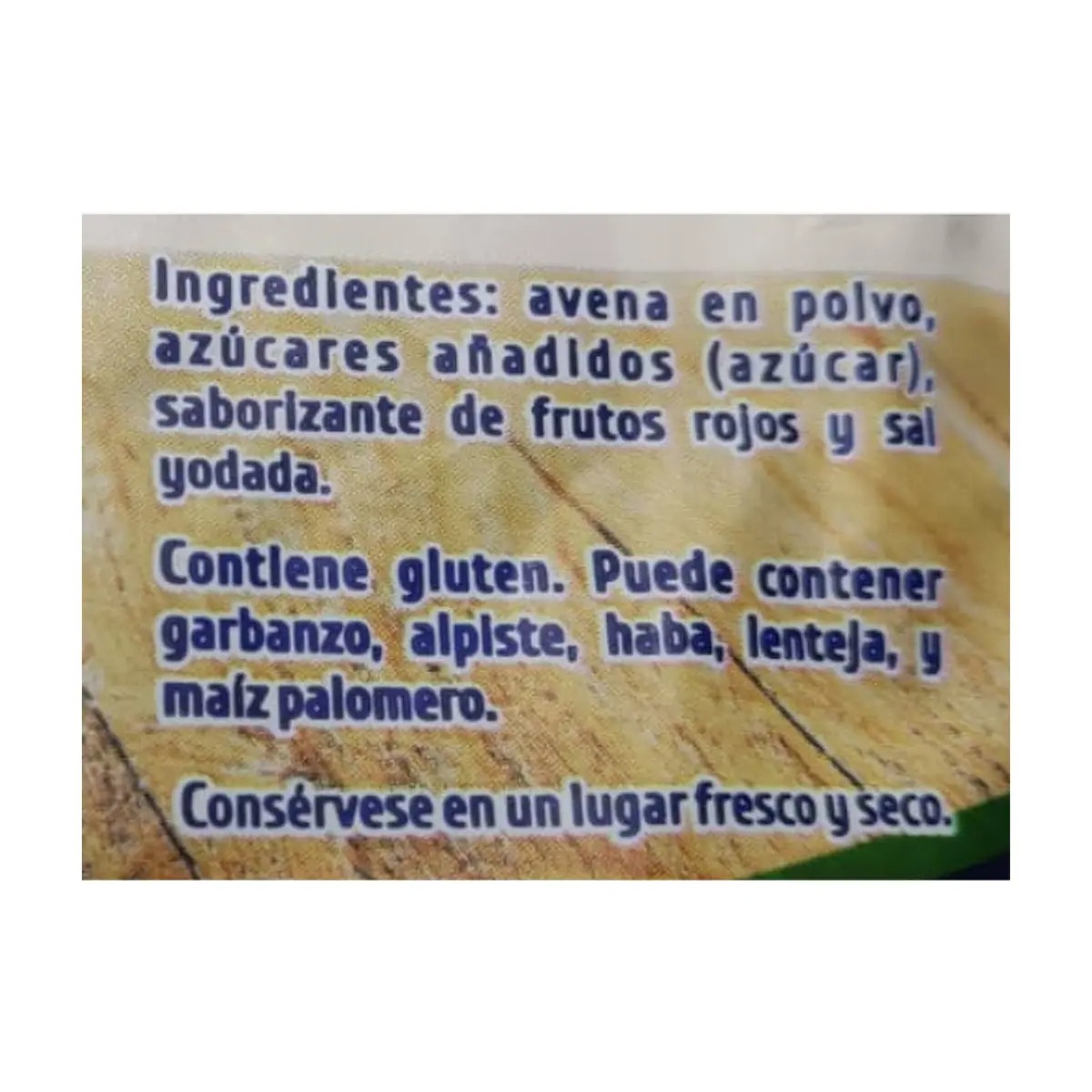 Avena en polvo sabor frutos rojos Bueno (400 g / 14.1 oz) - Miniatura 2