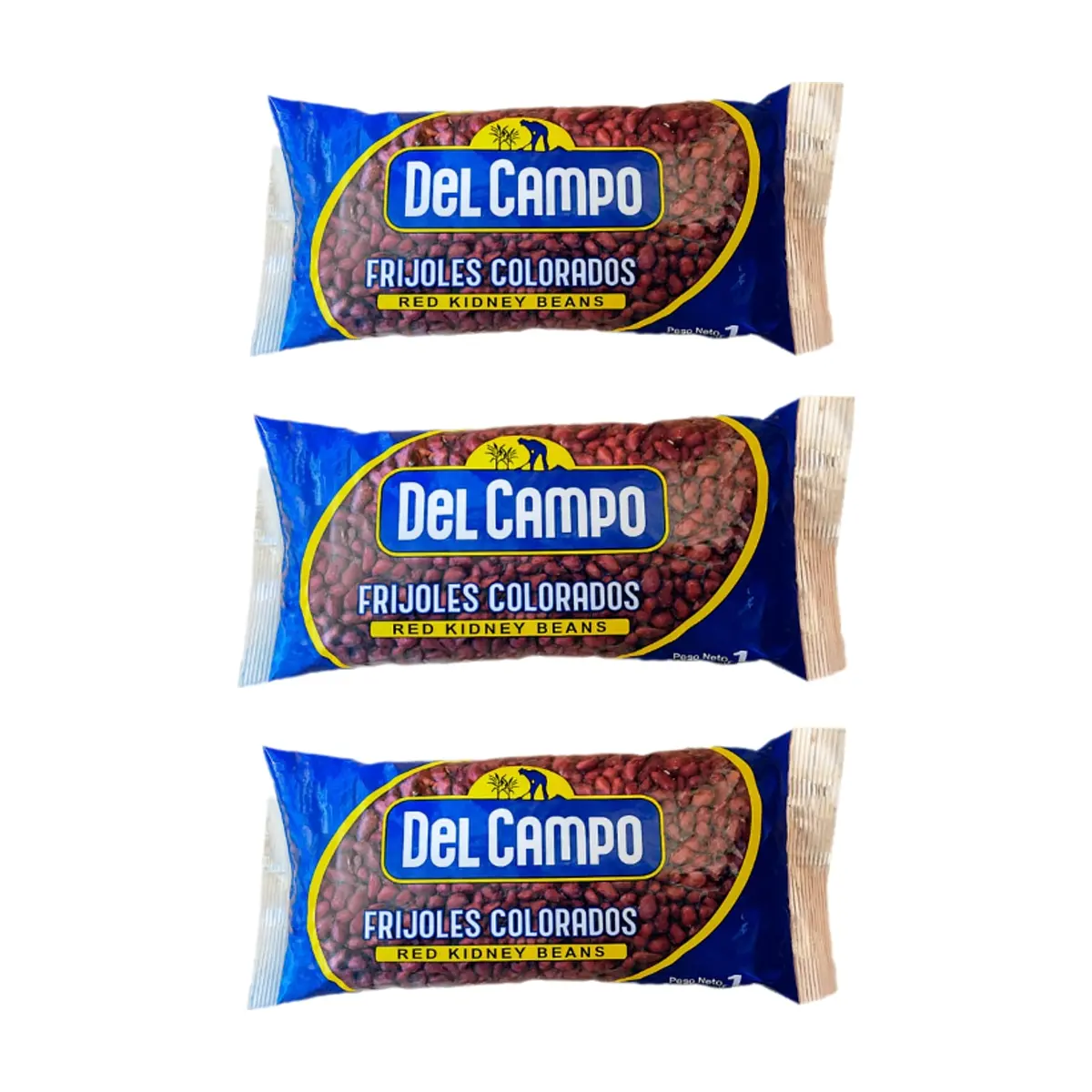 Frijoles colorados Del Campo (3 x 454 g / 1 lb)