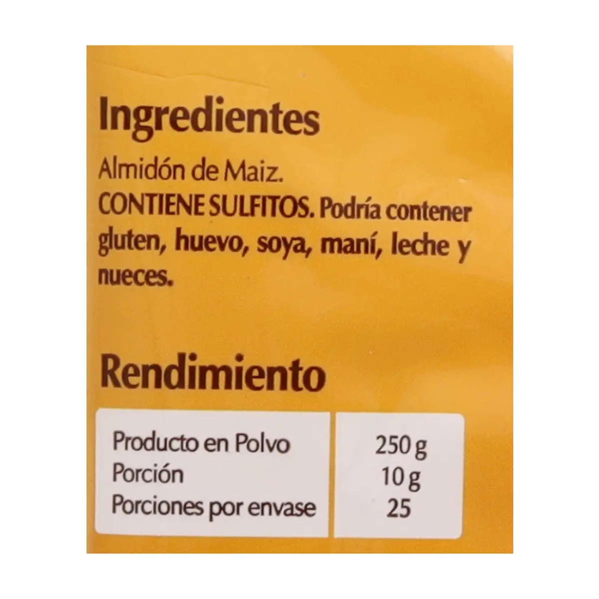Maicena almidón de maíz (250 g / 8.81 oz) - Thumbnail 2