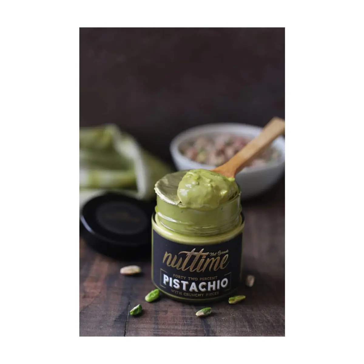 Crema de pistacho para untar Nuttime (4 x 250 g / 8.80 oz) - Thumbnail 4