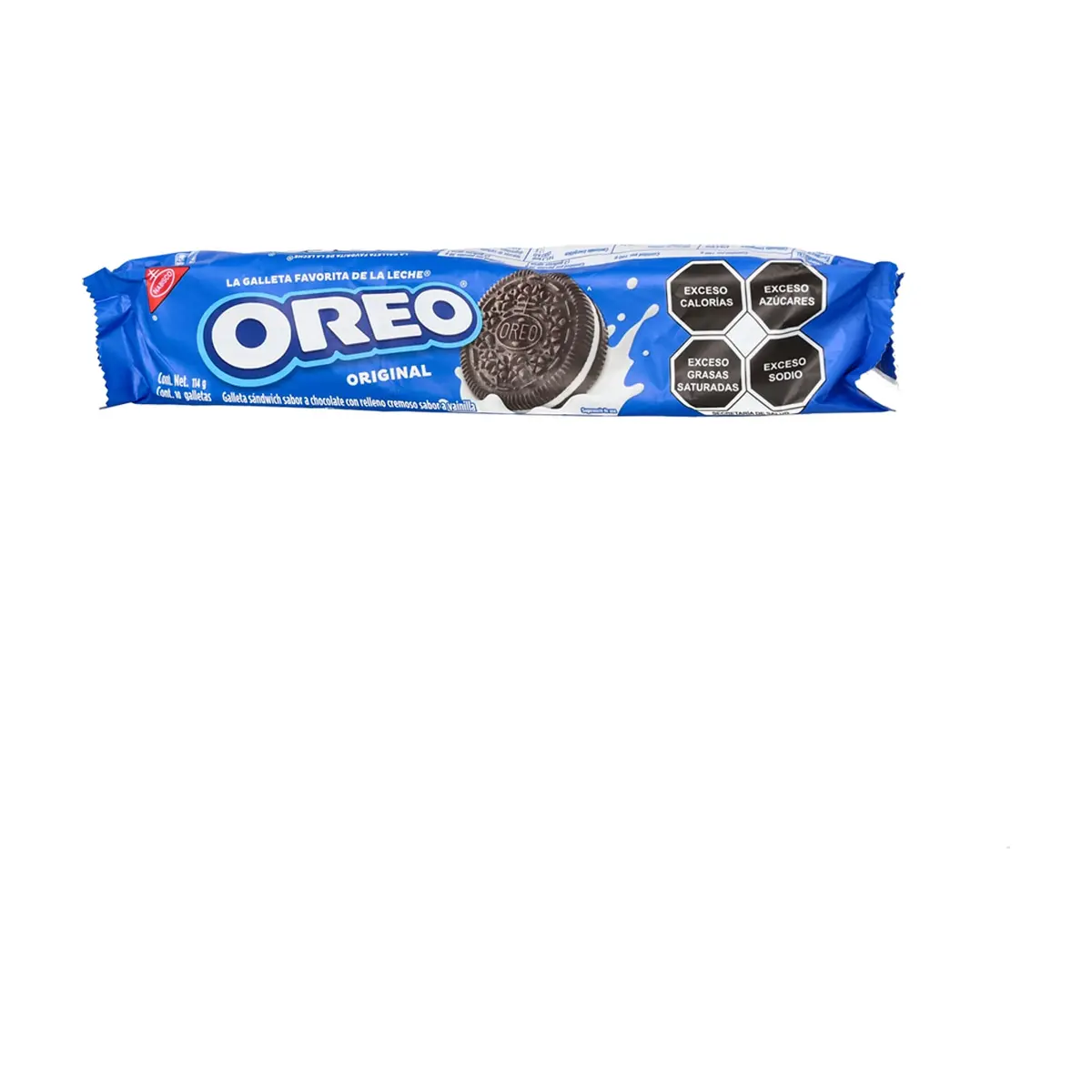 Galletas sándwich sabor a chocolate con relleno cremoso sabor vainilla Oreo (114 g / 4.02 oz) - Thumbnail 4