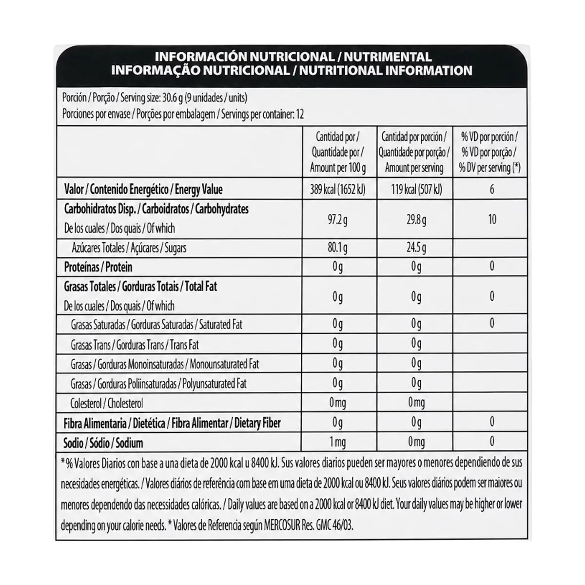 Caramelos duros sabor menta Menthoplus (30.6 g / 1.08 oz) - Miniatura 6