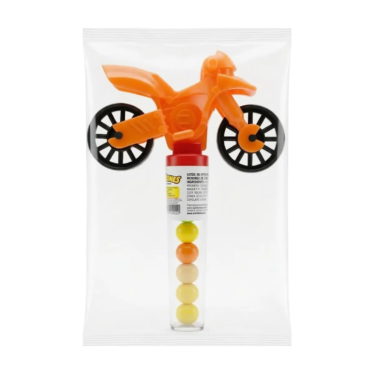 Juguete con diseño de moto con caramelos Chipirrines - Thumbnail 2