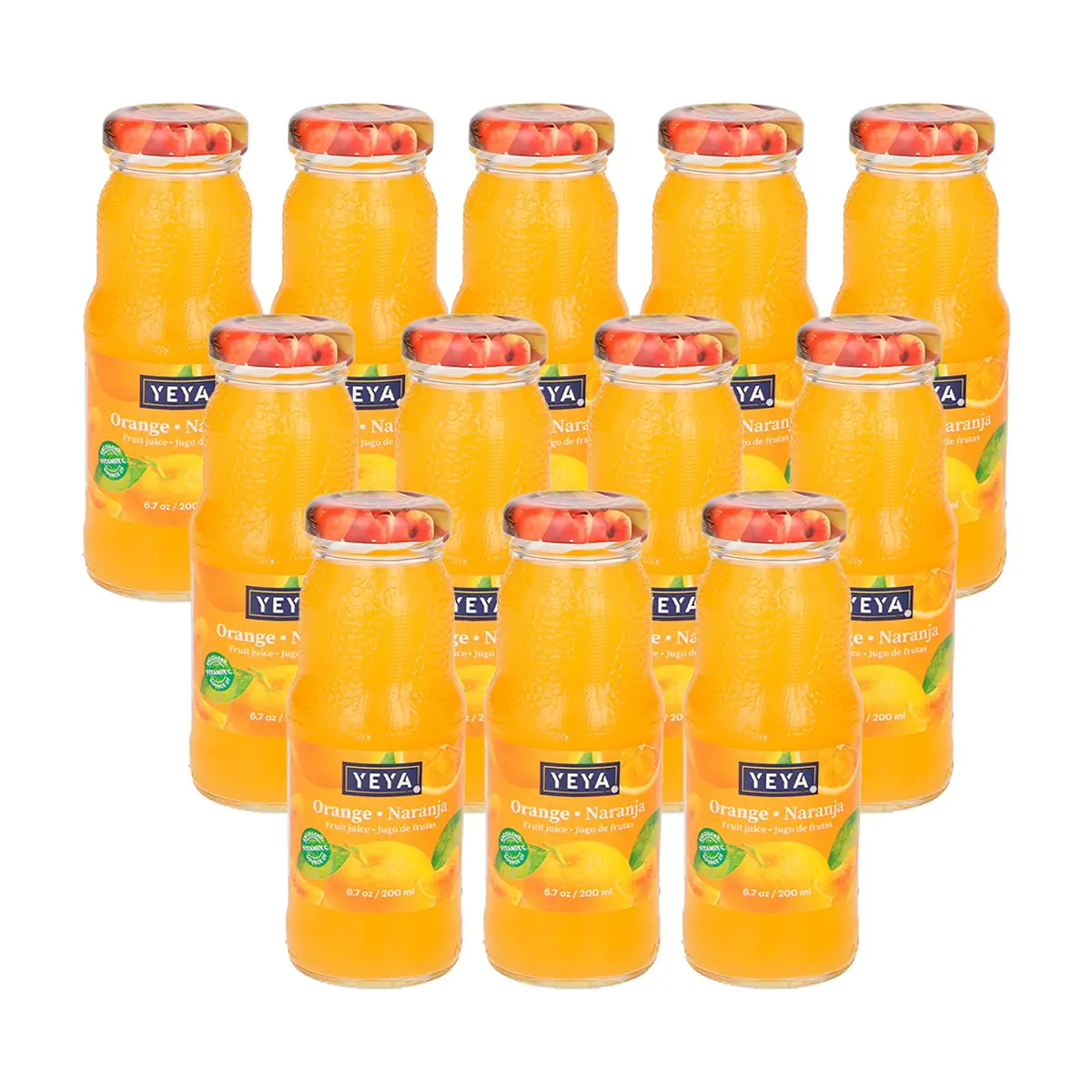 Jugo de naranja Yeya (12 x 200 ml)