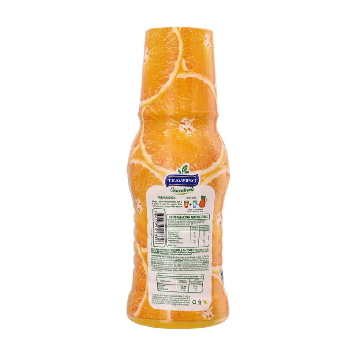 Jugo concentrado sabor naranja Traverso (3 x 900 ml) - Thumbnail 2