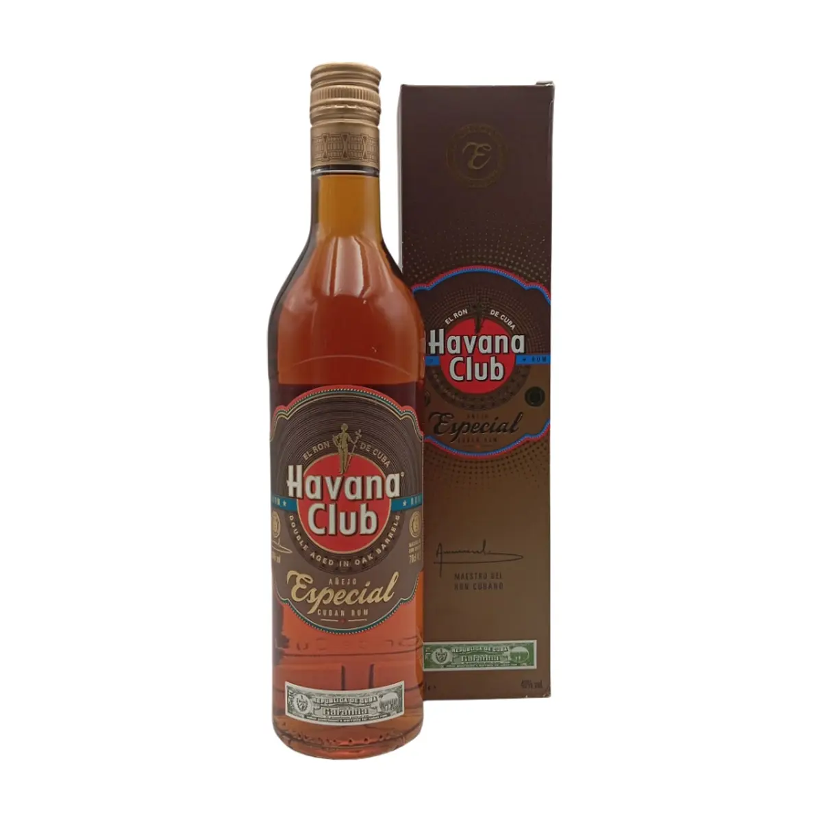 Botella de ron Añejo Especial 40% vol Havana Club (700 ml)