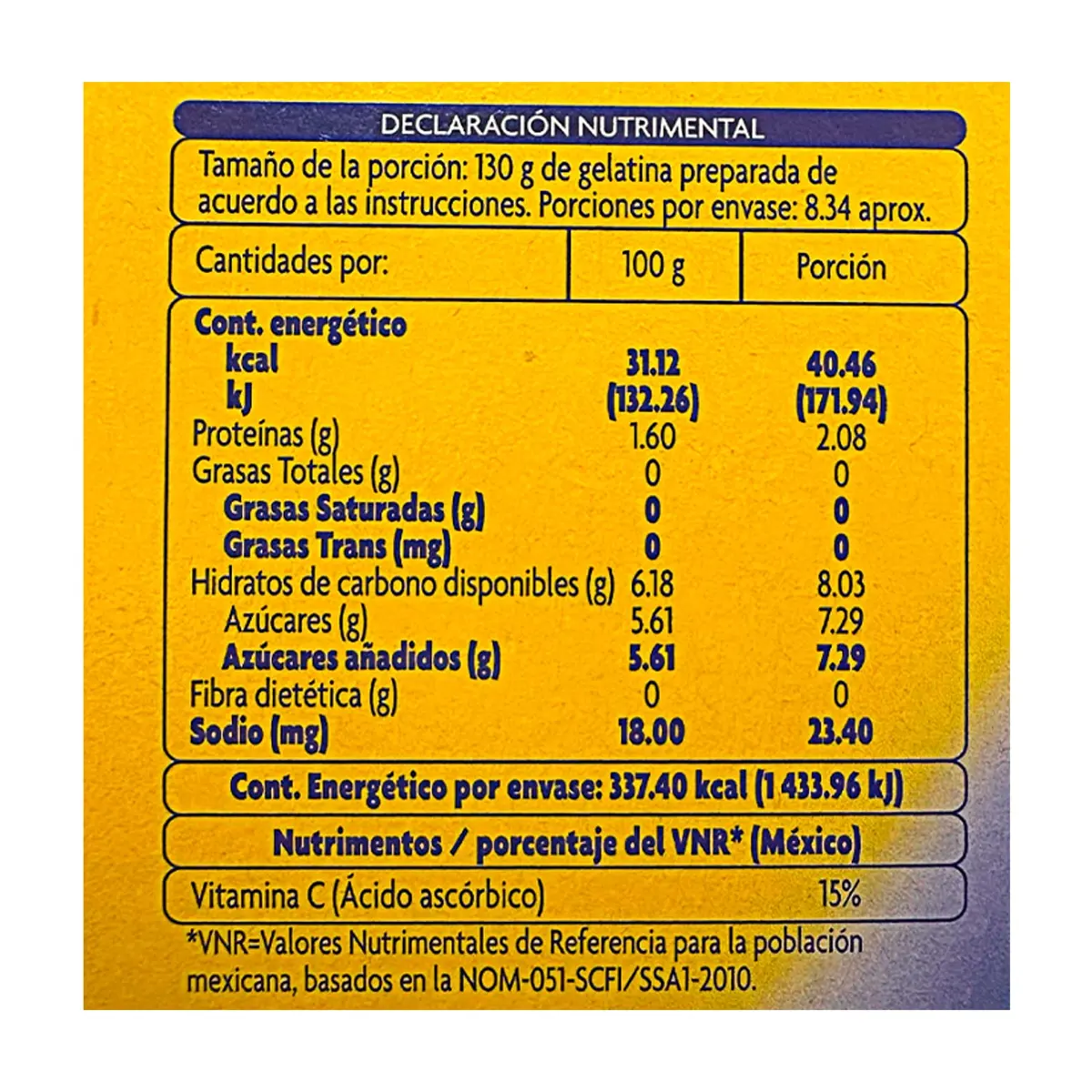Polvo para preparar gelatina sabor fresa Pronto (84 g / 2.96 oz) - Thumbnail 3