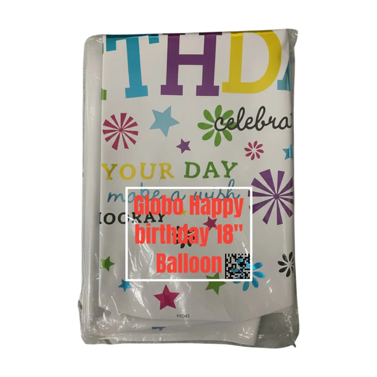 Globo Happy Birthday 18" Balloon - Thumbnail 2