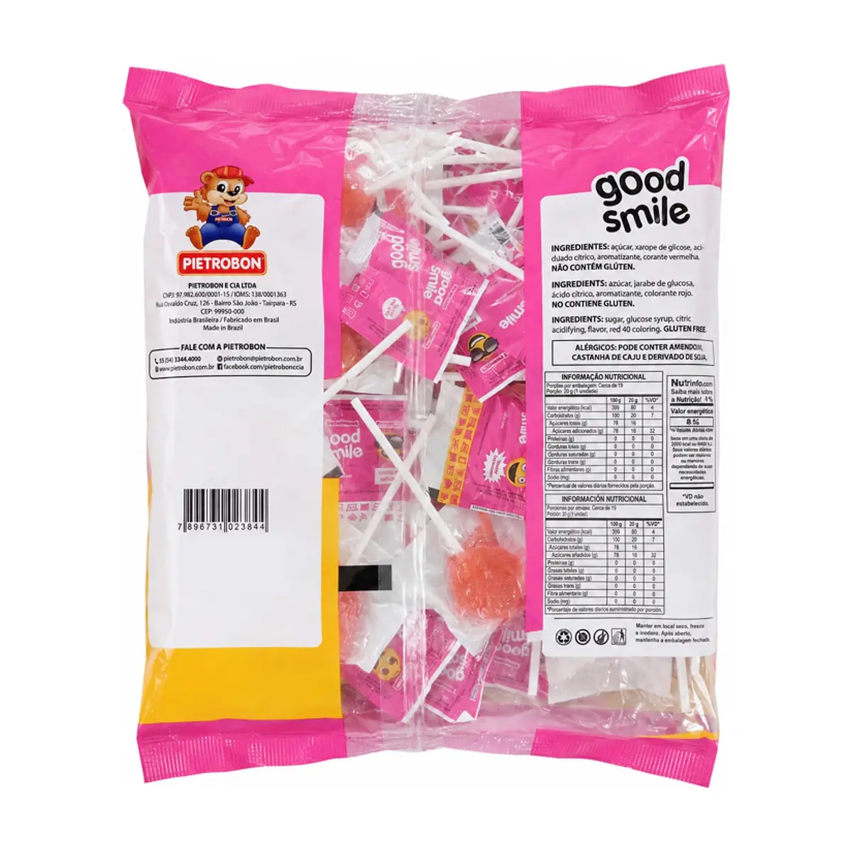 Chupetines sabor tutti frutti Good Smile Pietrobon (480 g / 1.06 lb) - Thumbnail 2