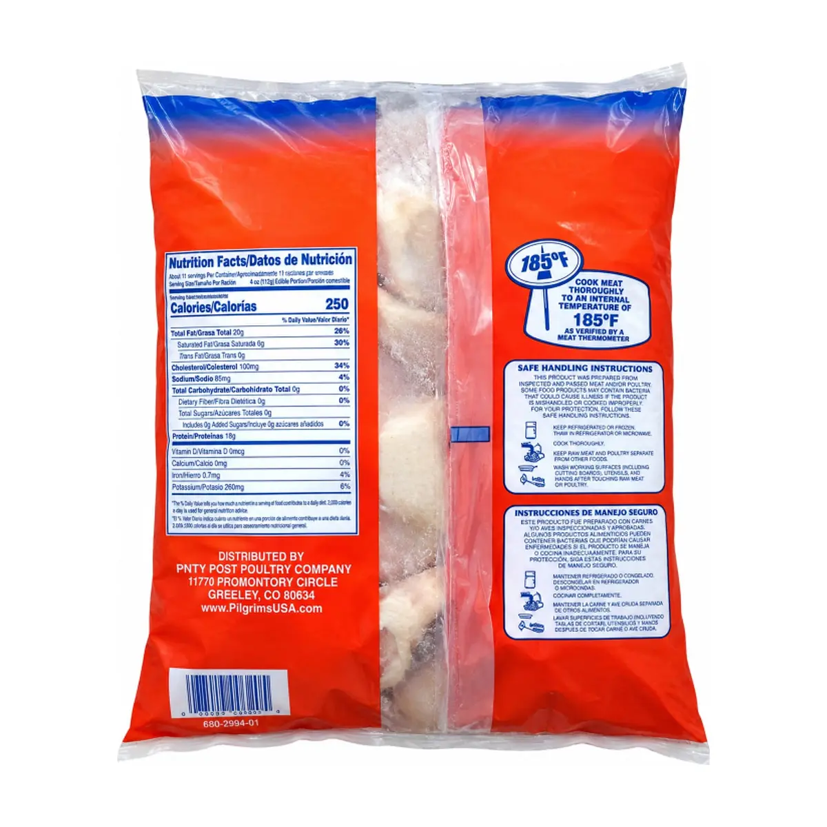 Cuartos traseros de pollo County Post (4.54 kg / 10 lb) - Thumbnail 6