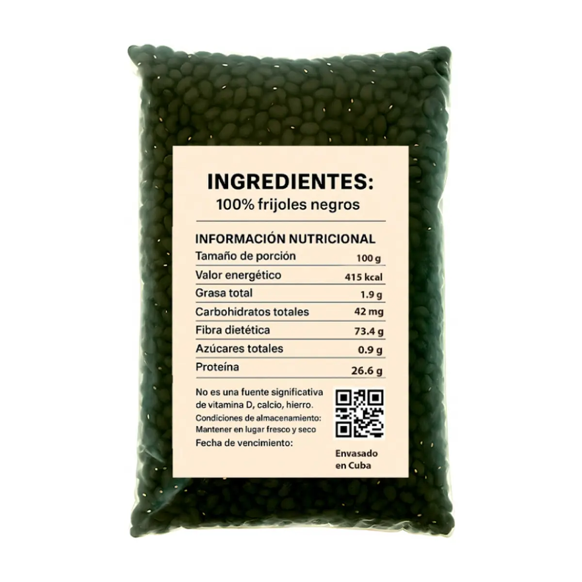 Frijoles negros (4 x 1 kg / 2.2 lb) - Thumbnail 3