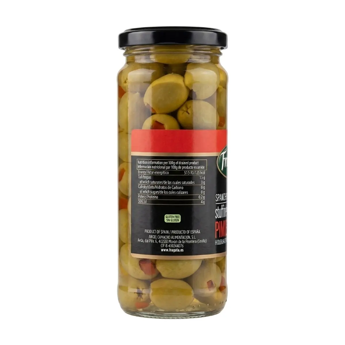 Aceitunas hojiblanca verdes rellenas de pimiento Fragata (340 g / 11.99 oz) - Thumbnail 3