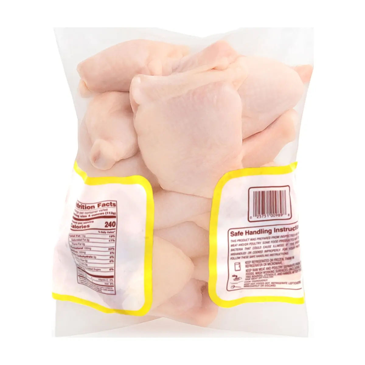 Cuartos traseros de pollo Claxton Select Chicken (4.54 kg / 10 lb) - Thumbnail 3