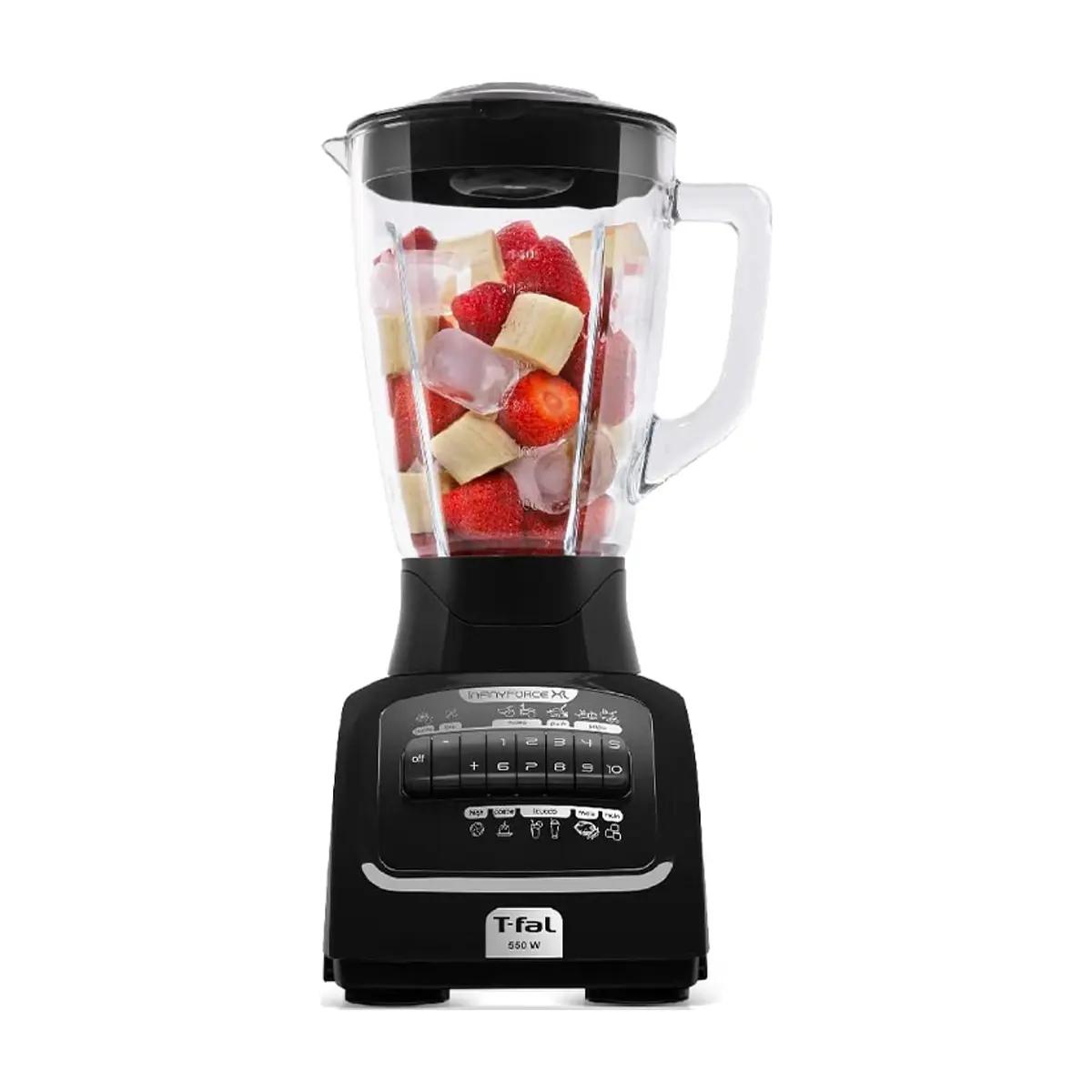 Licuadora negra 550 W T-fal InfinyForceXL LN8208MX