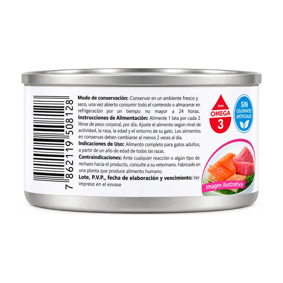 Comida húmeda para gatos sabor salmón Amalia's Nutra (85 g / 2.9 oz) - Thumbnail 3