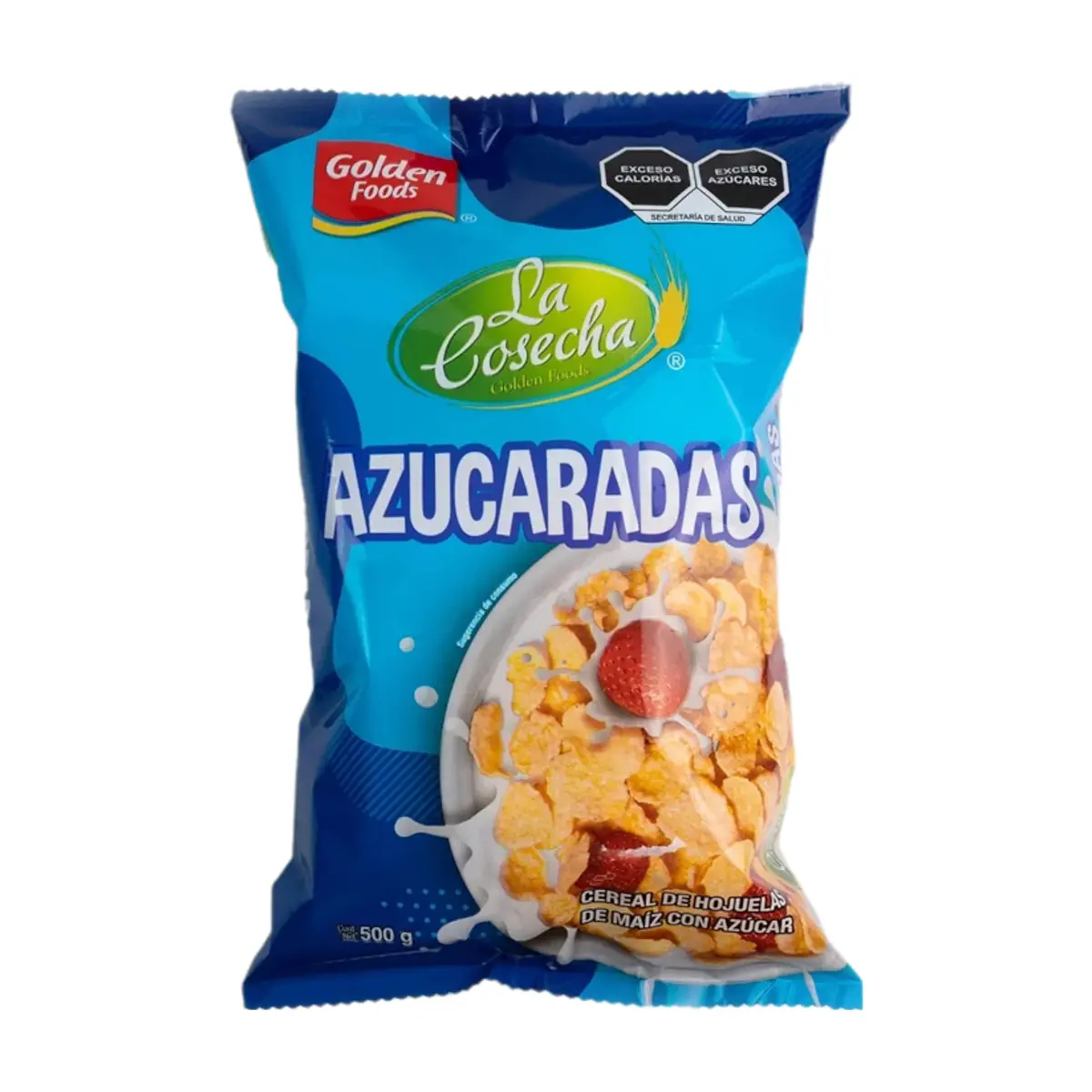 Cereal de hojuelas de maíz con azúcar La Cosecha Golden Foods (500 g / 1.10 lb)