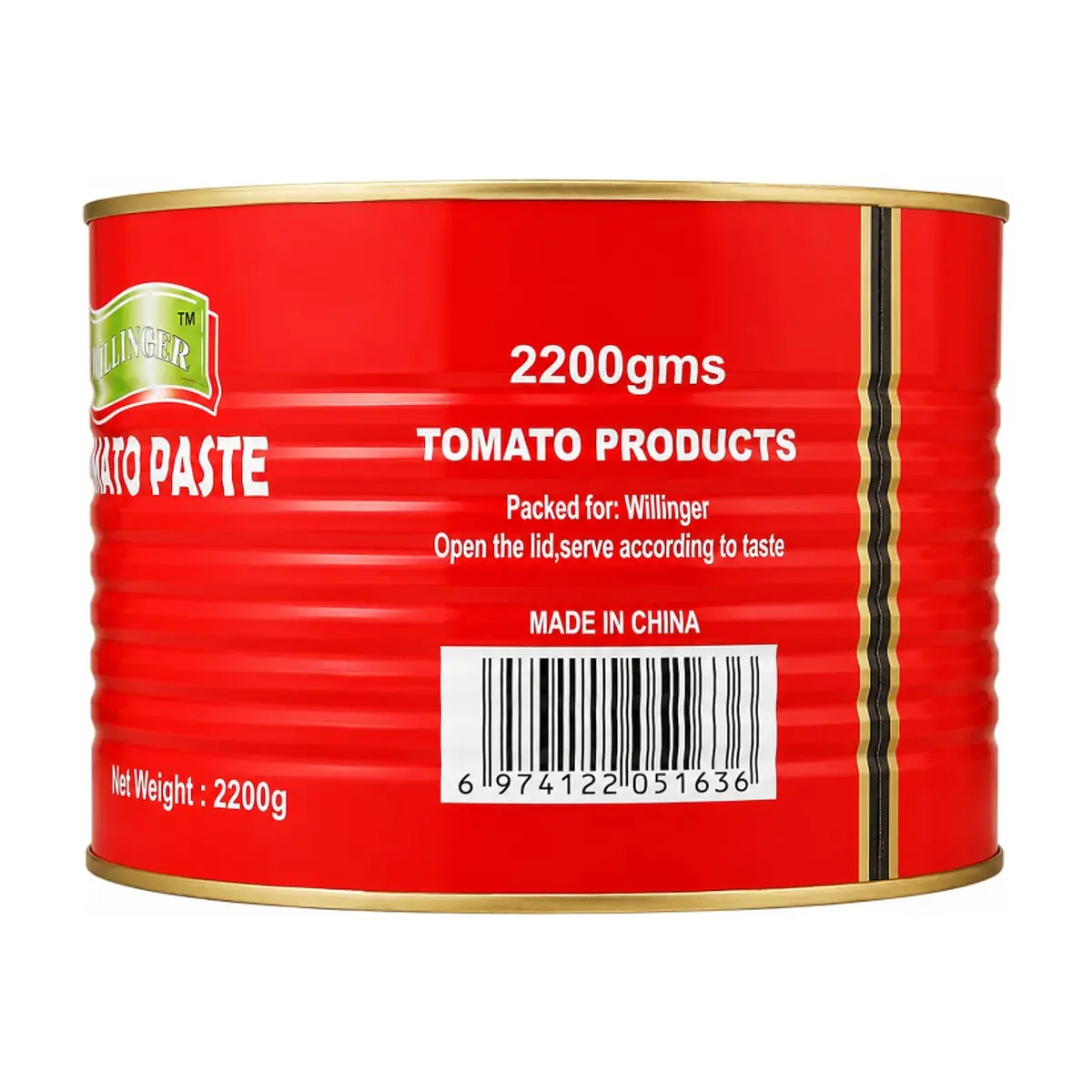 Pasta de tomate Willinger (2.2 kg / 4.85 lb) - Thumbnail 3