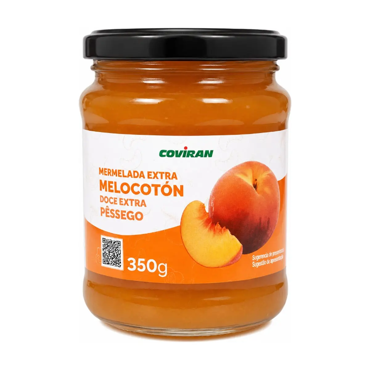 Mermelada extra de melocotón Coviran (350 g / 12.3 oz)