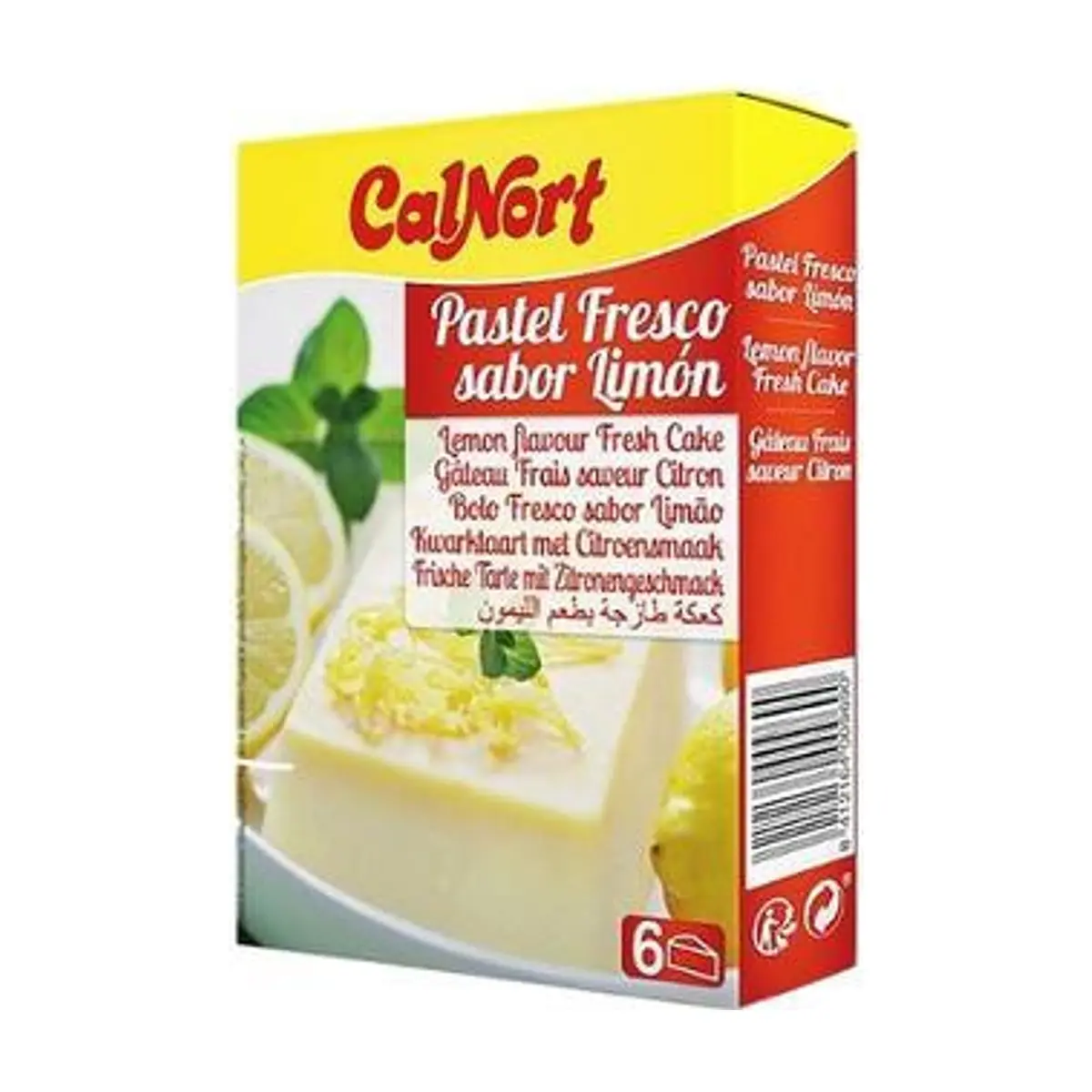 Pastel Fresco Sabor Limón (75 gr) CALNORT